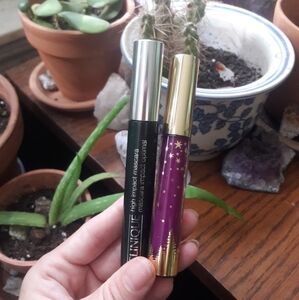 Goth Purple Lip Gloss/Black Mascara Clinique And Estee Lauder Makeup 90s Y2K